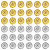 600Pcs 2 Colors Tibetan Style Alloy Beads FIND-DC0002-54-1