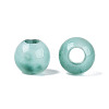 Natural White Jade European Beads G-Q607-01A-06-2