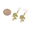 Alloy with Glass Stud Dangle Earring EJEW-TA00529-3