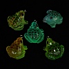 Luminous Transparent Resin Pendants X-RESI-F077-01P-2