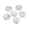 Natural Howlite Cabochons G-H1596-FR-25mm-28-1