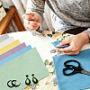 12Sheets 6 Colors Jewelry Flocking Cloth DIY-CY0004-14B-7