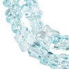 Transparent Glass Beads Strands GL-CBAAE04-01C-3