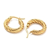 304 Stainless Steel Hoop Earring EJEW-F257-20G-02-2