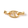 Brass Fold Over Clasps KK-U016-23G-1