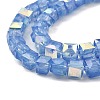 Baking Painted Glass Beads Strands DGLA-D001-05C-3