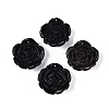 Natural Obsidian Carved Pendants G-Q601-39-1