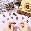 40Pcs 2 Colors Natural Wood Beads WOOD-CJ0002-61-4