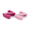 Spray Painted Zinc Alloy Slide Charms ALRI-WH0005-13Z-3