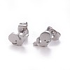 Tarnish Resistant 304 Stainless Steel Stud Earrings X-EJEW-F227-19P-1