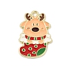 Christmas Alloy Enamel Pendants AL-CBA5CD4-02G-05-1