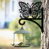 Iron Hanging Plant Hanger Bracket HJEW-WH0095-038-5