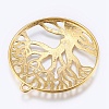 Tibetan Style Pendant Cabochon Settings TIBEP-A23210-AG-LF-2