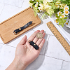 2Pc Alloy & Microfiber Suspension Clasps AJEW-CL0005-19A-3