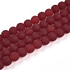 Transparent Glass Beads Strands GLAA-T032-T8mm-MD20-1