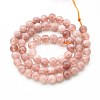 Natural Quartz Beads Strands G-N355-6mm-42-2