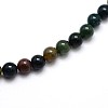 Natural Indian Agate Round Beads Strands G-G735-01-4mm-1