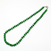 Fashionable Gemstone Beaded Necklaces NJEW-R211-26-1