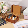 Imitation Leather Double Watch Storage Zipper Boxes CON-WH0089-227B-5