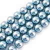 Shell Pearl Beads Strands BSHE-K015-12mm-02-1