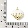 Rack Plating Brass Enamel Pendants KK-S366-05G-01-3