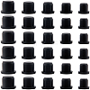 50Pcs 5 Styles Silicone Hole Plugs AJEW-GF0011-62A-6