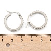 304 Stainless Steel Hoop Earrings EJEW-N0031-11P-5