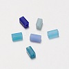 Faceted Cuboid Solid Color Glass Bead GLAA-X0009-B-3