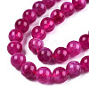 Natural Quartz Beads Strands G-R479-6mm-09-3