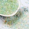 AB Color Plated Glass Seed Beads SEED-L011-06B-07-1