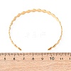 304 Stainless Steel Open Cuff Bangles for Women BJEW-K293-01A-G-5