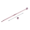 DIY Alloy Beadable Crochet Hooks AJEW-A064-02D-2