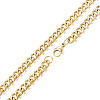 Men's 201 Stainless Steel Cuban Link Chain Necklace NJEW-N050-A06-7-50G-2