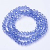 Electroplate Glass Beads Strands X-EGLA-A034-T4mm-A17-2