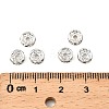 Brass Rhinestone Spacer Beads X-RB-A014-Z6mm-01S-2