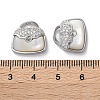 Brass Micro Pave Cubic Zirconia Peg Bails Pendants KK-C079-08P-3