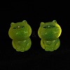 Luminous Resin Cute Little Cat Ornaments RESI-R459-01C-3