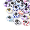 Acrylic Enamel European Beads GPDL-N006-01A-01-1