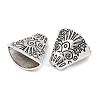 Tibetan Style Alloy Bead Cone TIBE-00756-AS-RS-2