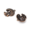 Tibetan Style Alloy Pendants TIBEP-10995-R-2