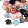 Two Tone Opaque Acrylic Beads OACR-Q205-02-1