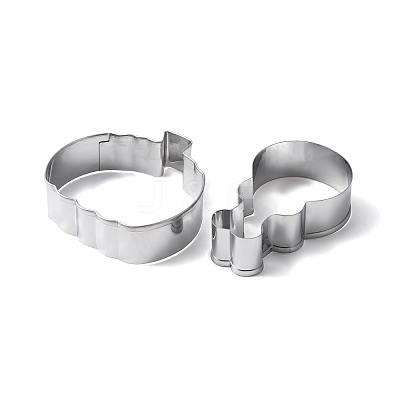 Non-Tarnish Thanksgiving 430 Stainless Steel Cookie Mold DIY-E068-01P-02-1