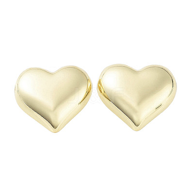 Brass Stud Earrings for Women EJEW-D088-02G-1