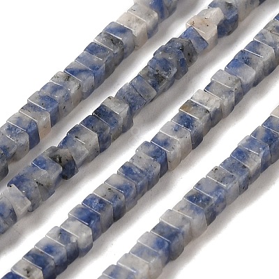 Natural Blue Spot Jasper Beads Strands G-N342-82-1
