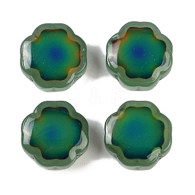 Two Tone Glass Mood Beads GLAA-Z007-11E-1
