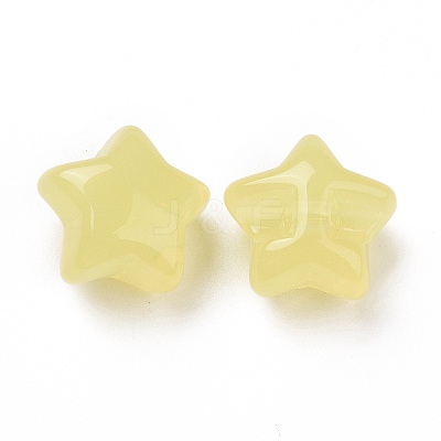Imitation Jelly Style Acrylic Beads LS-OACR-B002-03B-1