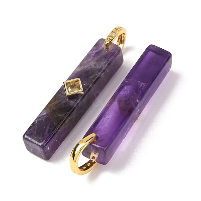 Natural Amethyst Pendants GG-CBA51ED-01G-03-1