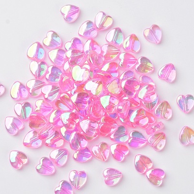 Eco-Friendly Transparent Acrylic Beads X-PL539-810-1