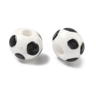 Handmade Porcelain European Beads PORC-C009-01F-1