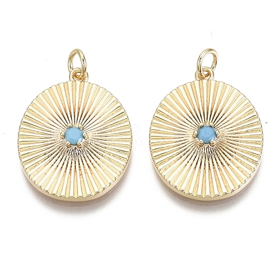 Brass Pendant Cabochon Settings KK-R136-014-NF-1